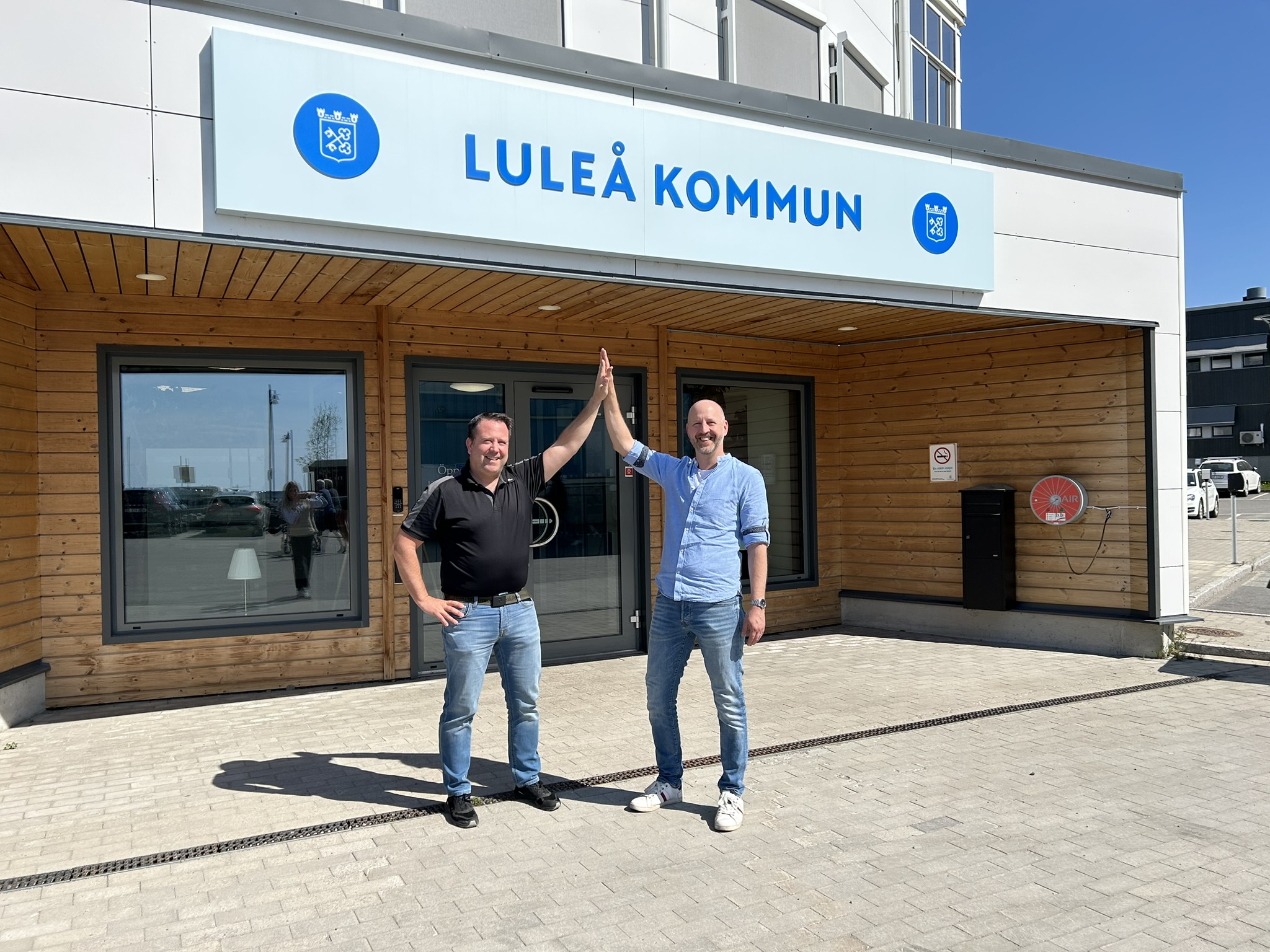 Robert Eriksson, Luleå kommun och Johan Larsson, Luleå tekniska universitet.