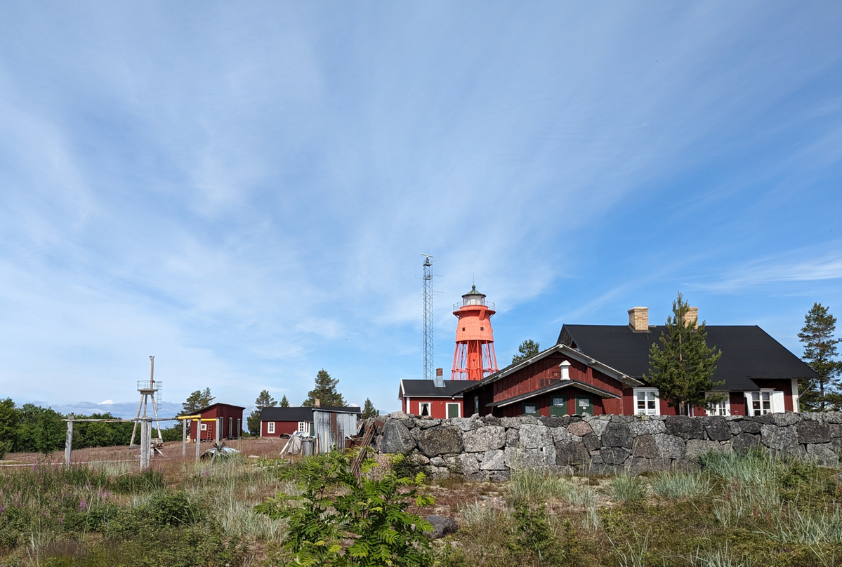 Rödkallen Labyrint i Luleå skärgård